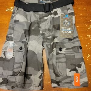 Blue Gear Cargo Shorts